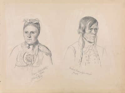 Mari Aslaksdatter and Anders How from Sigdal by Adolph Tidemand